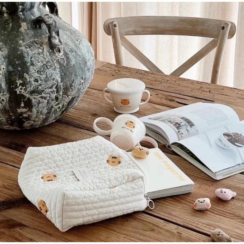 Neue Mama Tasche Nette Druck Stickerei Mama Tasche Zipper Neugeborenen Baby Windel Tasche Windel Tasche Reise Kinderwagen Lagerung Taschen