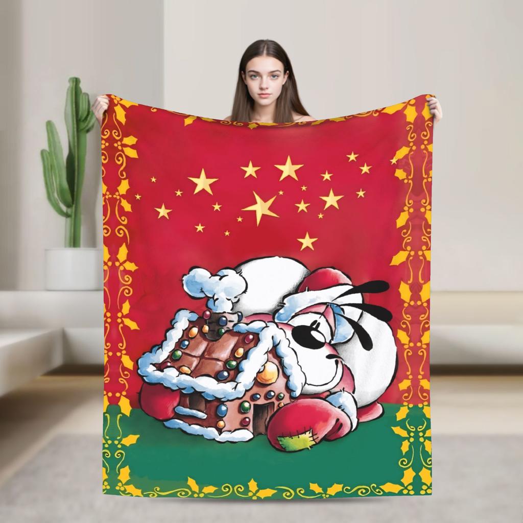 Diddl Cartoon Red LOVE Blankets Quality Soft  Throw Blanket Winter Travel Couch Bed Comfortable Bedspread