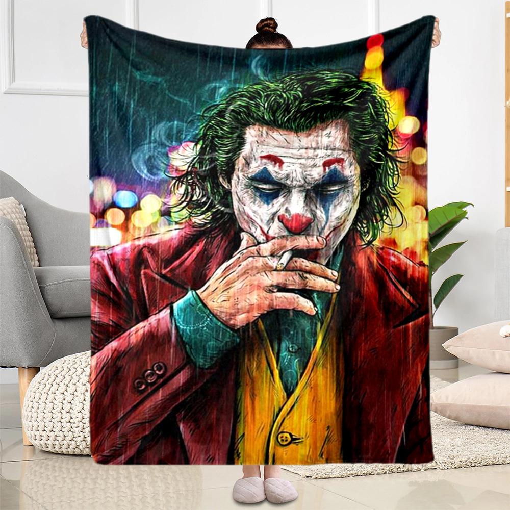The Joker's Chaos Blanket Suitable for sofas,travel, living rooms also a good gift for friends and family Suitable for all seasons.