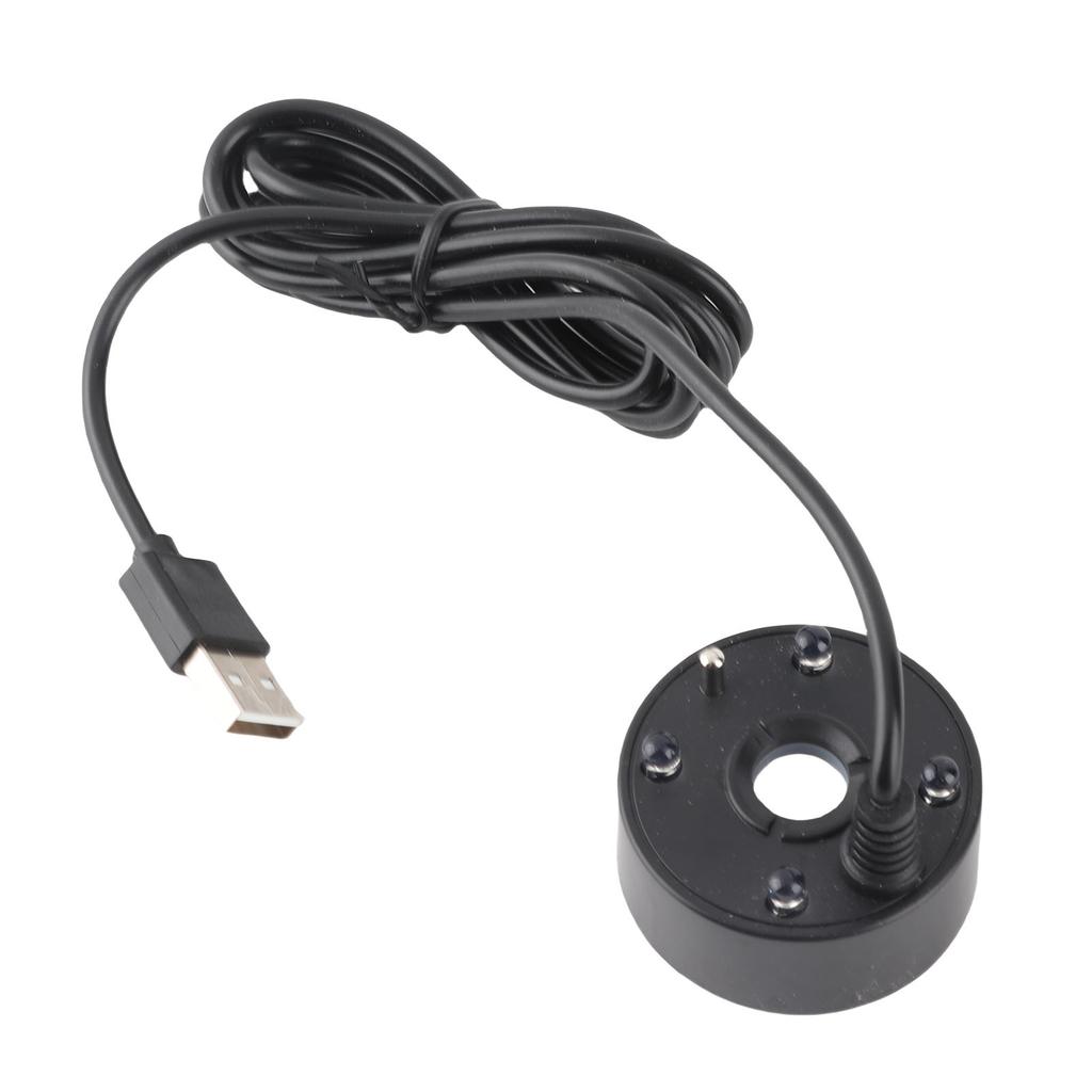 Mist Maker USB Colorful LED Lights 5V   Sound Fountain Atomizer for Pond Rockery Fish   Sink