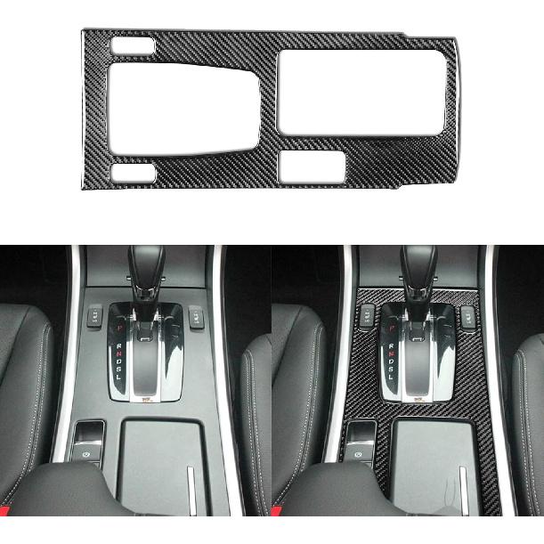 Carbon Fiber Decorative Stickers Car Central Control CD Radio Buttons Konb Media Panel Frame Car Interior Compatible with Honda Accord 2013 2014 2015
