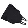 Küchenschürze Schwarze Schürze Polyester Taschen Verstellbarer Riemen Unisex Schürze für Zuhause Gewerblich Café Restaurants