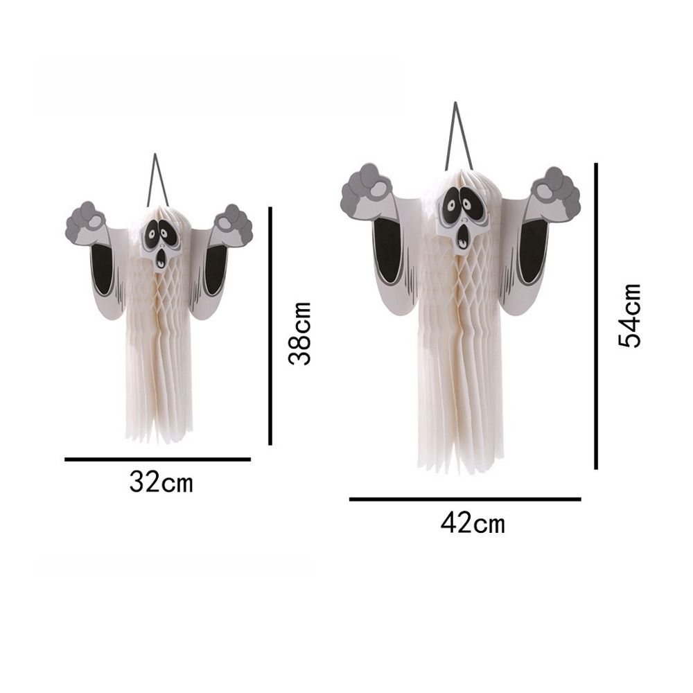 Strašidelný dům 3D Duch Závěsné ozdoby Bar Halloween Zábavná Pláštěnka Dekorace