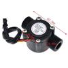 Water Flow Sensor Dc 5-18V Flowmeter Hall Flow Sensor Water Control Liquid Flow Sensor Switch 1-30L/Min 2.0Mpa Yf-S201
