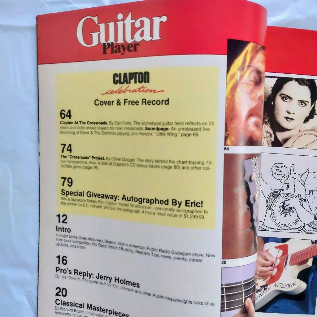 [USED] Eric Clapton Book with Flexi Disc