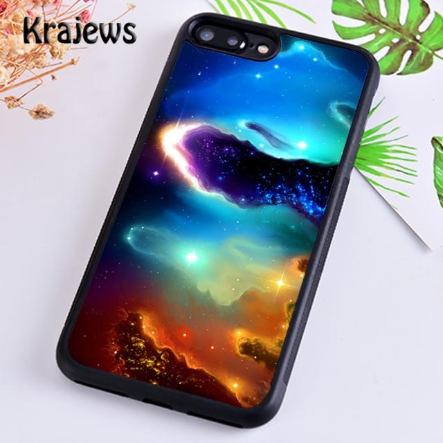 Krajews Fantasy Nebula Space Stars Universe Phone Case Cover For iPhone 17 Air 16 15 14 plus 12 13 pro max