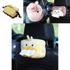 Car Cartoon Tissue Holder Plush Material Variety Of Cute Animal Designs Dual-use For Car And Home