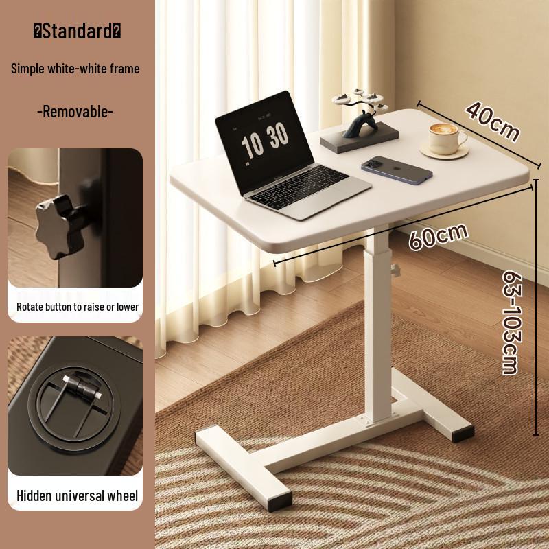 Adjustable Bedside Table: Versatile Folding Desk for Home, Bedroom, and Living Room
