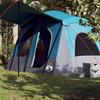 VidaXL 5 Person Cabin Camping Tent Blue Waterproof, Tent, Camping Shelter, Garden Shelter, Garden Tent, 94753