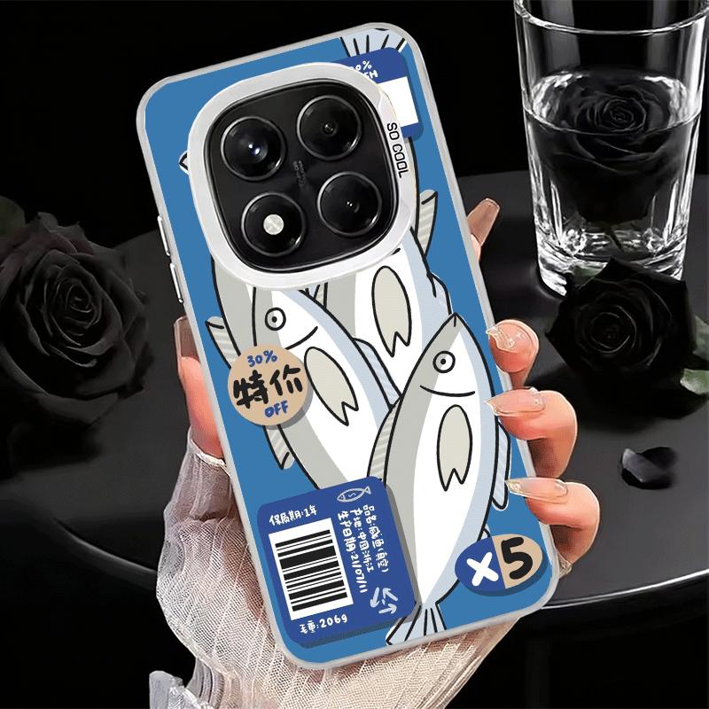 Discounted Salted Fish Soft Phone Case for Xiaomi Redmi Note 13 14 15 Pro Plus 12S 12 11S 11 11T 10S 10 Shockproof Cover Back Sh