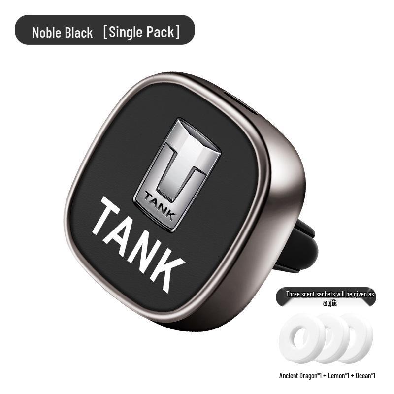 Tank 300/500 Car Air Vent Freshener: Men's Long-Lasting Light Fragrance for Interior Use.