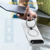 For iPhone Air Case Compatible with MagSafe Rotating Ring Kickstand TPU + PC Phone Back Cover
