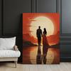 A Moment Together A Moment Together, 70X100 Cm, Unframed, Premium Canvas On Stretcher