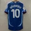 Retro Vintage Fußballtrikot Klassische Saisonnummer Druck Fußballhemd Unisex Kurzarm Sportbekleidung