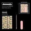 Manicure Tool Kit: Wearable Nails with Jelly Glue, Crystal Stick, Small File, and Alcohol Pads