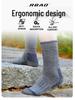 Mid-Calf Snow Mountain Thick Merino Wool Ski Socks - 90% Wool for Outdoor Sports