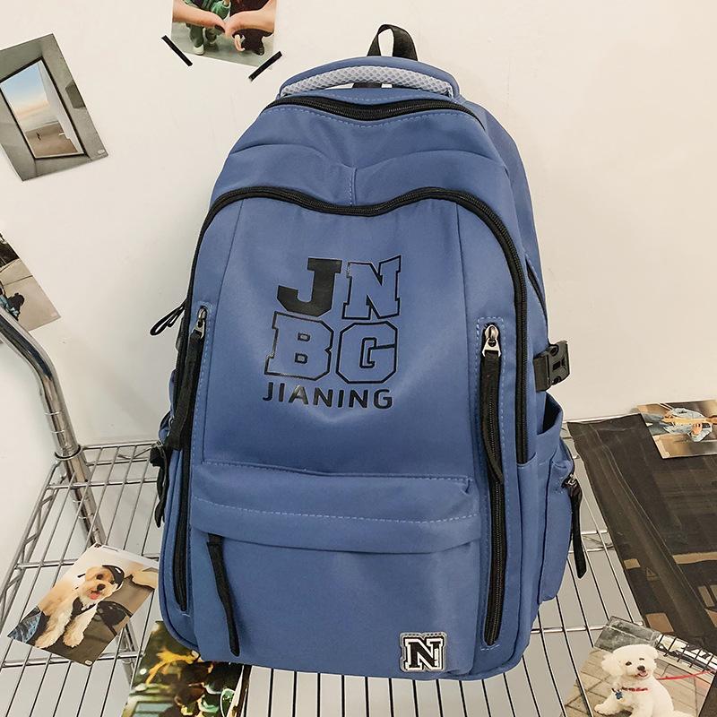 Children's Schoolbags Elementary School Students  Girls  Junior High School Students  Dirty Resistant Men's Large Capacity Letter Backpack