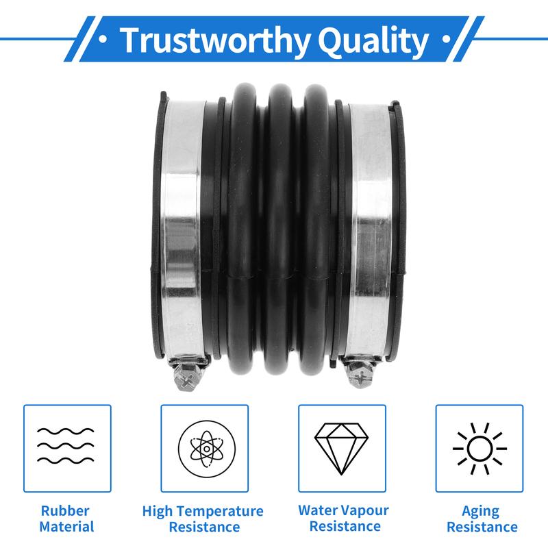 X Autohaux Engine Air Intake Hose with Clamps for Toyota Camry 2002-2003 No.1788120130 1 Pc