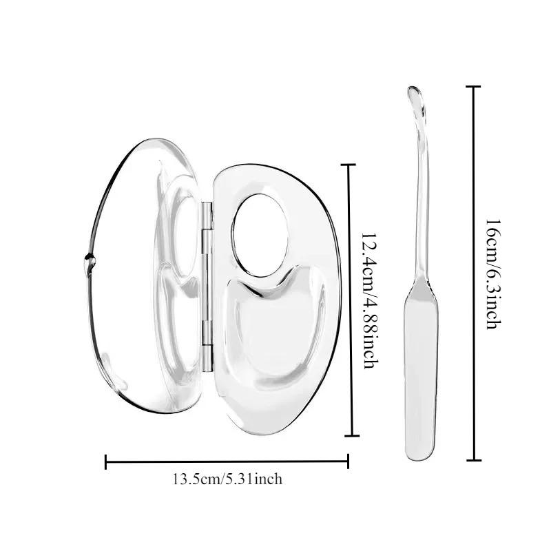 Folding Liquid Foundation Palette Portable Makeup Makeup Foundation Shovel Scraper Storage Tray Makeup Tools