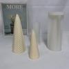 Candle Mould Resin Casting Molds DIY 3D Silicone Mould Cylinder Candle Molds Silicone Mold Handicrafts for Candle Making