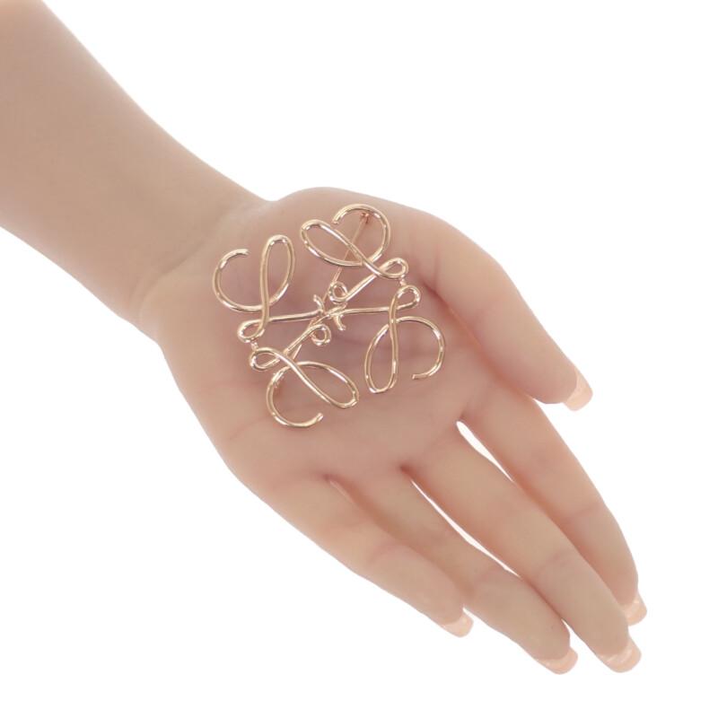 LOEWE  111.27.027 Brooch pink/Rose gold metal Women