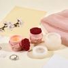Bowknot Rose Embossed Resin Jar Molds Candle Cup Silicone Mould with Lid for Making Candle Container Holiday Decoration