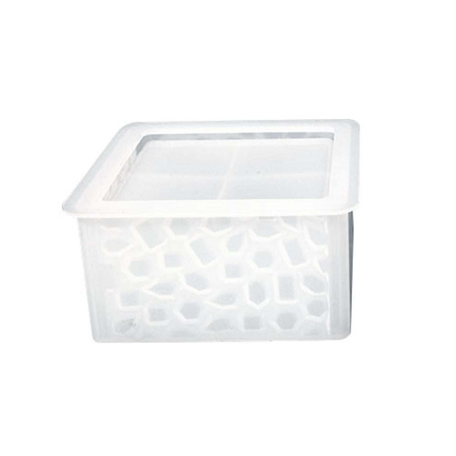 

Формы для коробок из смолы Diamonds с крышками, силиконовая форма для банок 3D, форма для контейнера для хранения безделушек для литья смолы, домашний декор C1