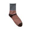 Sock Children's Cotton Summer and Spring Odor-resistant Mid-length Socks with Trendy Stripes, Long Socks, Summer Lightweight Pile-up Socks