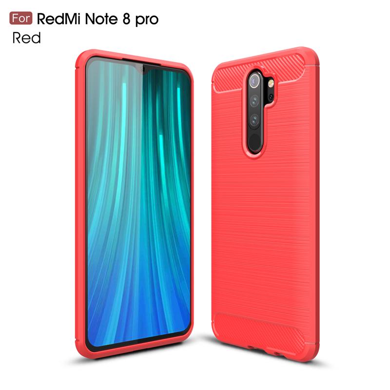 Pro Kryt Redmi Note 8 Pro Pouzdro Nárazuvzdorný Nárazník Pouzdro z Uhlíkových Vláken Pro Xiaomi Redmi Note 8 Pro Kryt Xiaomi Redmi Note 8 Pro