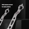 Angle Grinder Spanner Wrench 4 Claw Double Head Wrench Professional Maintenance Accessories Disassembly Tool For Machine