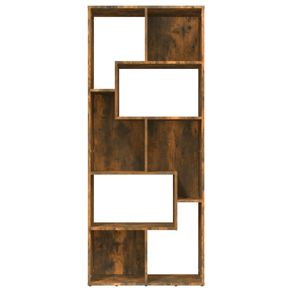 Bookshelf Smoked Oak 67 x 24 x 161 cm Wood Based Material