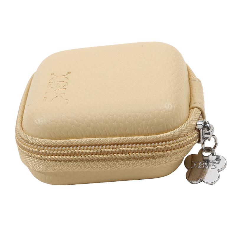 

Портативный чехол для хранения Мини жесткий чехол Сумка для хранения цифровых гаджетов Кожаный чехол для наушников и зарядного устройства Органайзер для кабелей для передачи данных и USB-накопителей