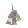 2pcs Tassel Keychain Personalized Tassel Key Ring Creative Bohemian Tassel Keychain Pendant Decoration For Bag Key - Sjue