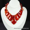 Second Gen Amber Beeswax Blood Spot Necklace - Trendy High-End Craft for Women