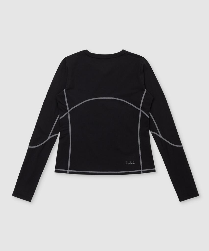 MUSINSA STANDARD SPORTS Quick-Dry Slim Fit Stitch Long Sleeve Women (3 Colors)