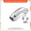 SucceBuy Elbow Exhaust Tip Chrome Turn Down Exhaust Tip w/ Clamp for Truck Car Chrome Structure for High Temperature Resistance