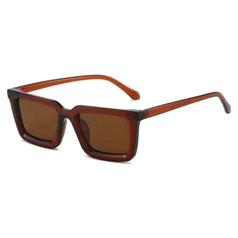 Men's Vintage Style Rectangle Glasses Frame Sun Glasses Fashion Style Retro Style Sun Eyeglasses Luxury Design Brand Design UV400 Protection Shades