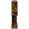 Wall Shelf Smoked Oak 60 x 12 x 50.5 cm Engineered Wood