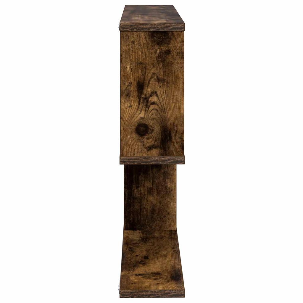 Wall Shelf Smoked Oak 60 x 12 x 50.5 cm Engineered Wood