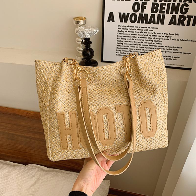 College Students' One-shoulder Beautiful Trendy Big Bag for Women In Class Large Capacity Spring New Style Commuter Toys Women