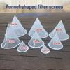 HUIWEN Conical Nylon Strainer Funnel