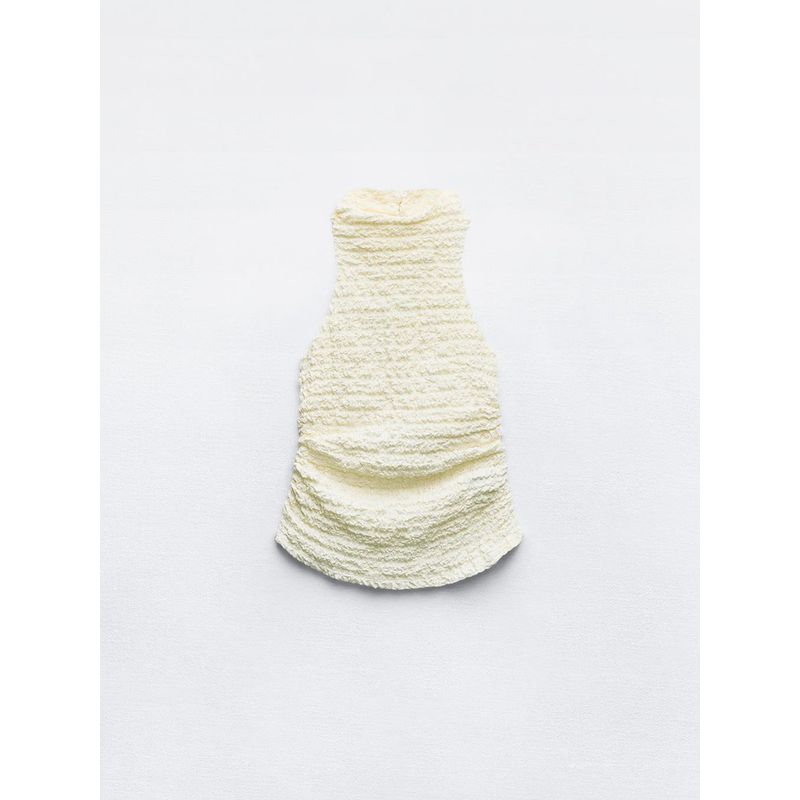 Za2024 Summer New Product Women's Clothes Halter Top 5039492 500 High Waist Pants 5039347 500