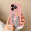 For Tecno Itel A70 Phone Case Cool Girl Cartoons Pattern Liquid Silicone Shell For ItelA70 A 70 High-quality New Design Fundas