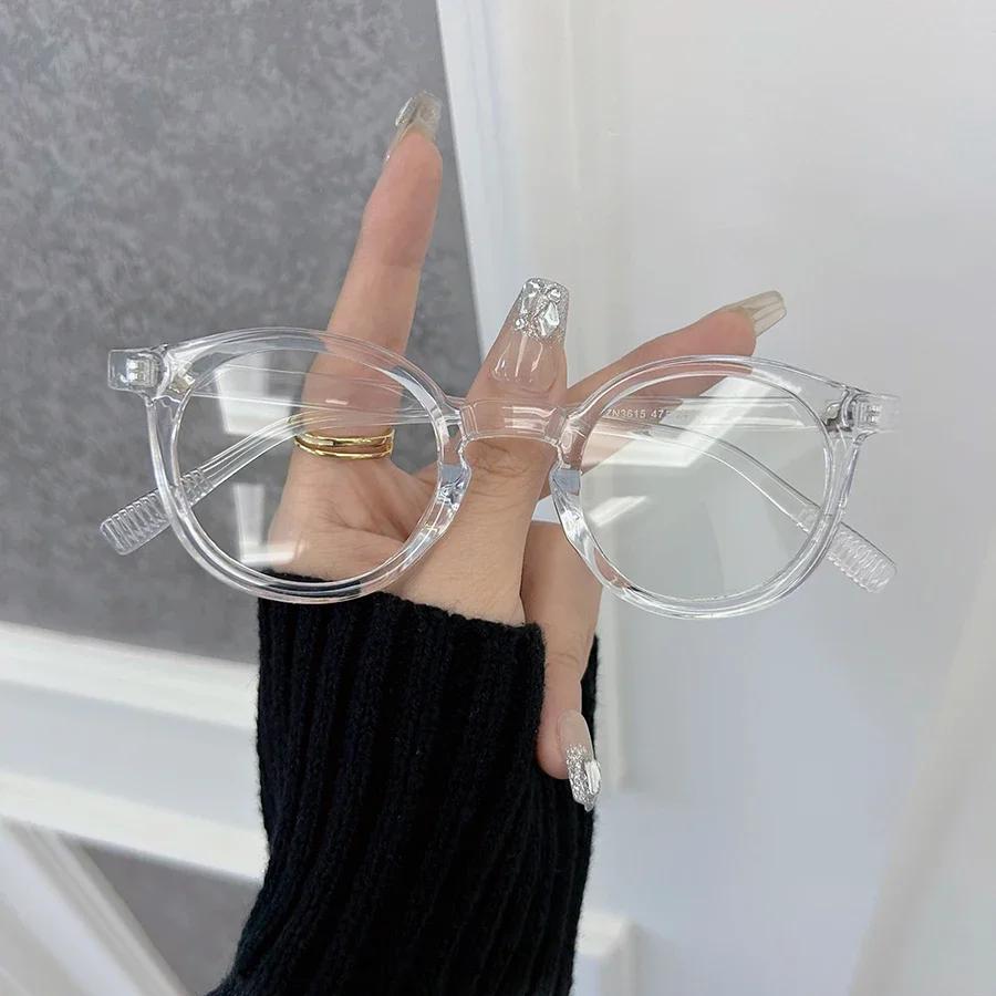 

Модные Стильные Круглые Оправы для Очков Женские Мужские Прозрачные Прозрачные Брендовые Дизайнерские Оптические Милые Оправы