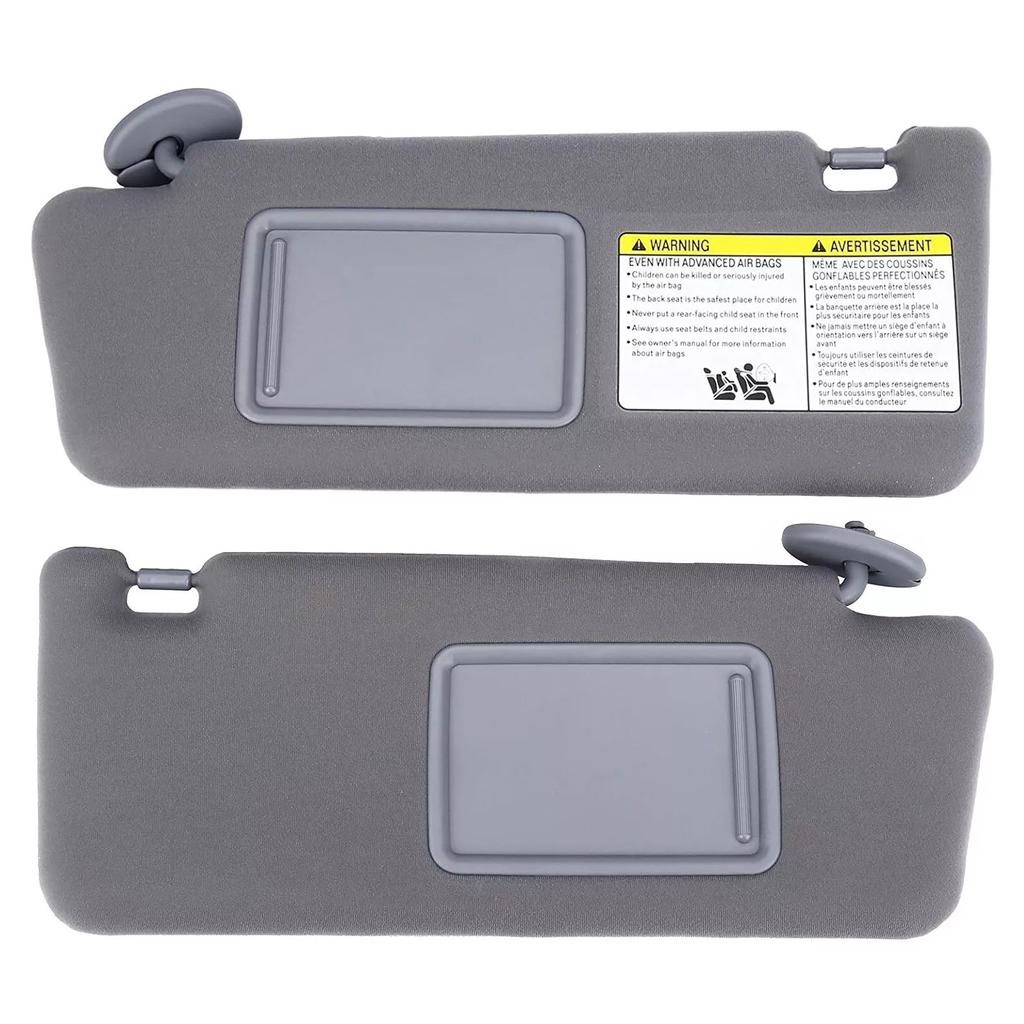 Artudatech Gray Sun Visor Left & Right 74320-04181-B1 74310-04181-B1 For Nissan Altima 2013-2018