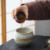 Japanese-style coarse pottery Jianshui retro ceramic water tank tea cup tea residue tank wastewater bucket Kung Fu tea set tea ceremony spare parts