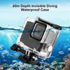 Fat Cow GoPro HERO 4K Sports Camera Waterproof Case - 60M Diving Protection, High Transparency