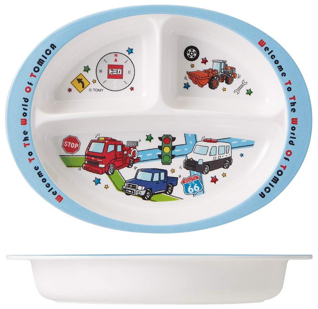 Skater Kinder Melamin Mittagsteller, Tomica 19, 750ml, M370-A