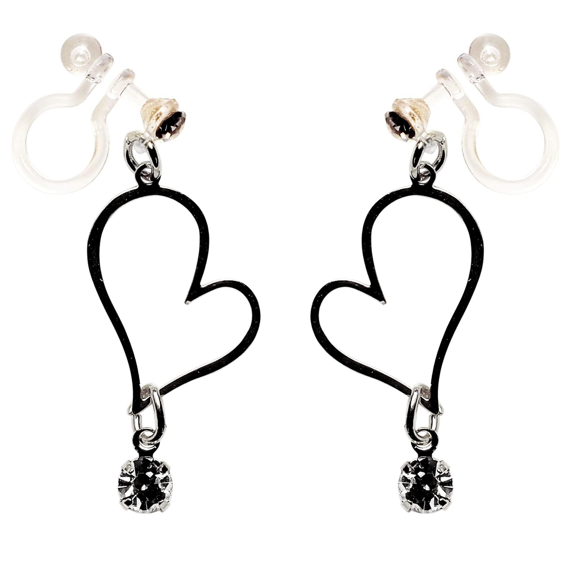 

Earrings for silver resin earrings Miyabi Grace Miyabi Grace women, popular, cute, non-pierced earrings, painless, elegant, delicate, adult, swinging,