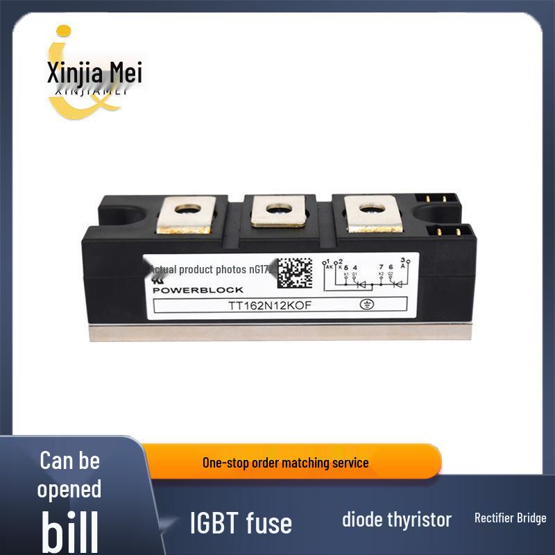 

Thyristor Power Module Models TT162N12KOF, TT162N14KOF, TT162N16KOF Model 1